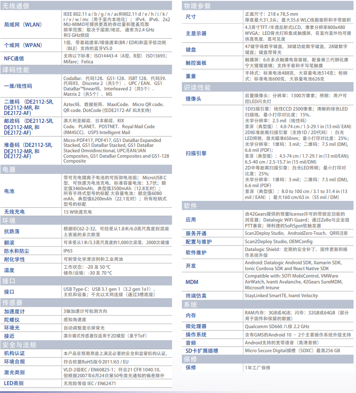 得利捷Skorpio X5工業(yè)Android移動數(shù)據(jù)終端
