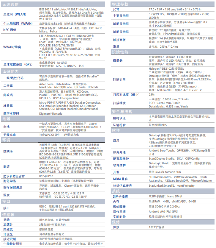 得利捷Memor 20手持式移動數(shù)據(jù)終端 